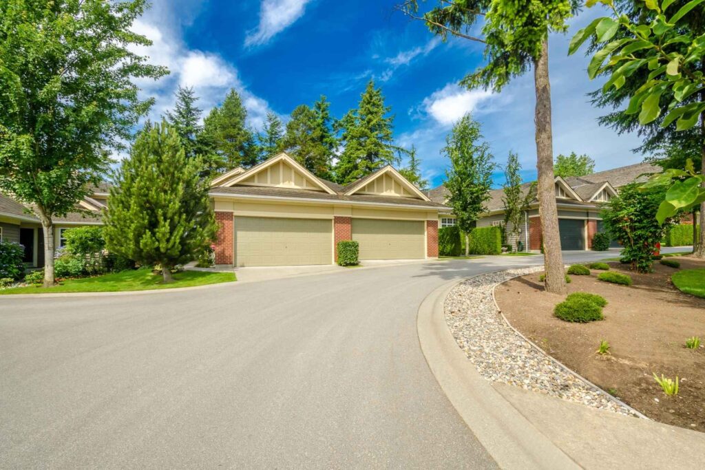 Concrete driveway