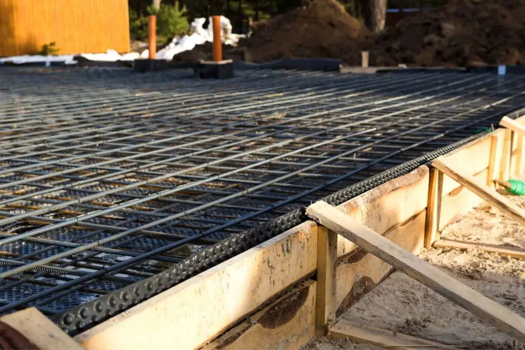 Concrete foundation
