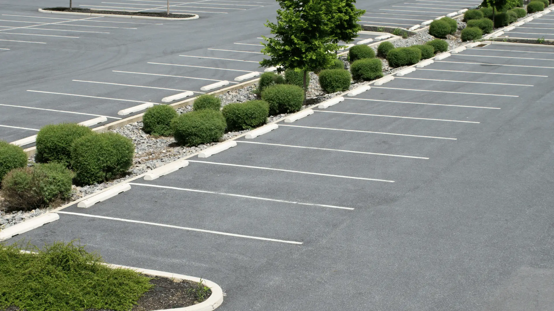 Concrete parking lot construction services