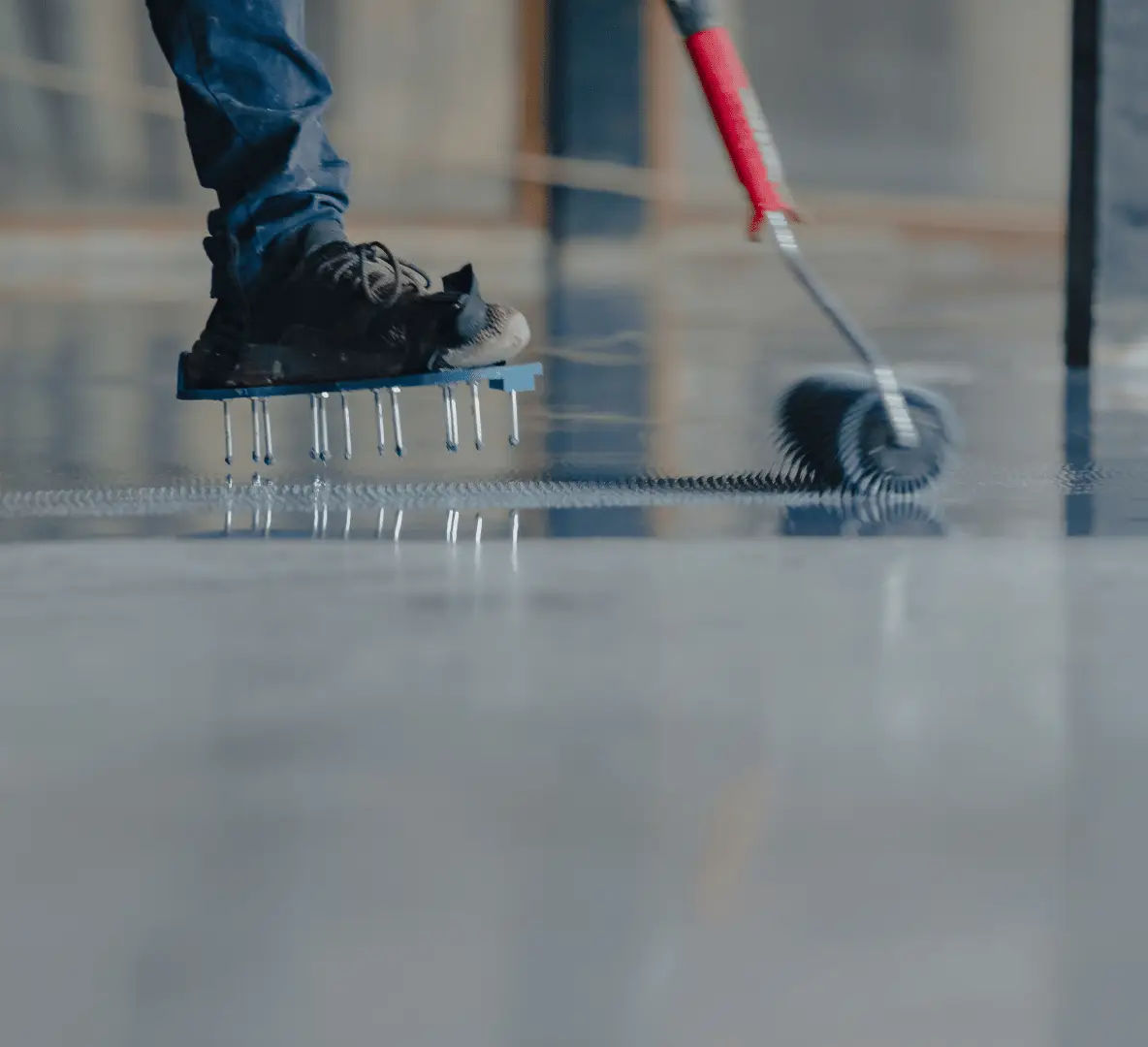 Epoxy flooring installation by experts of New Beginnings concrete