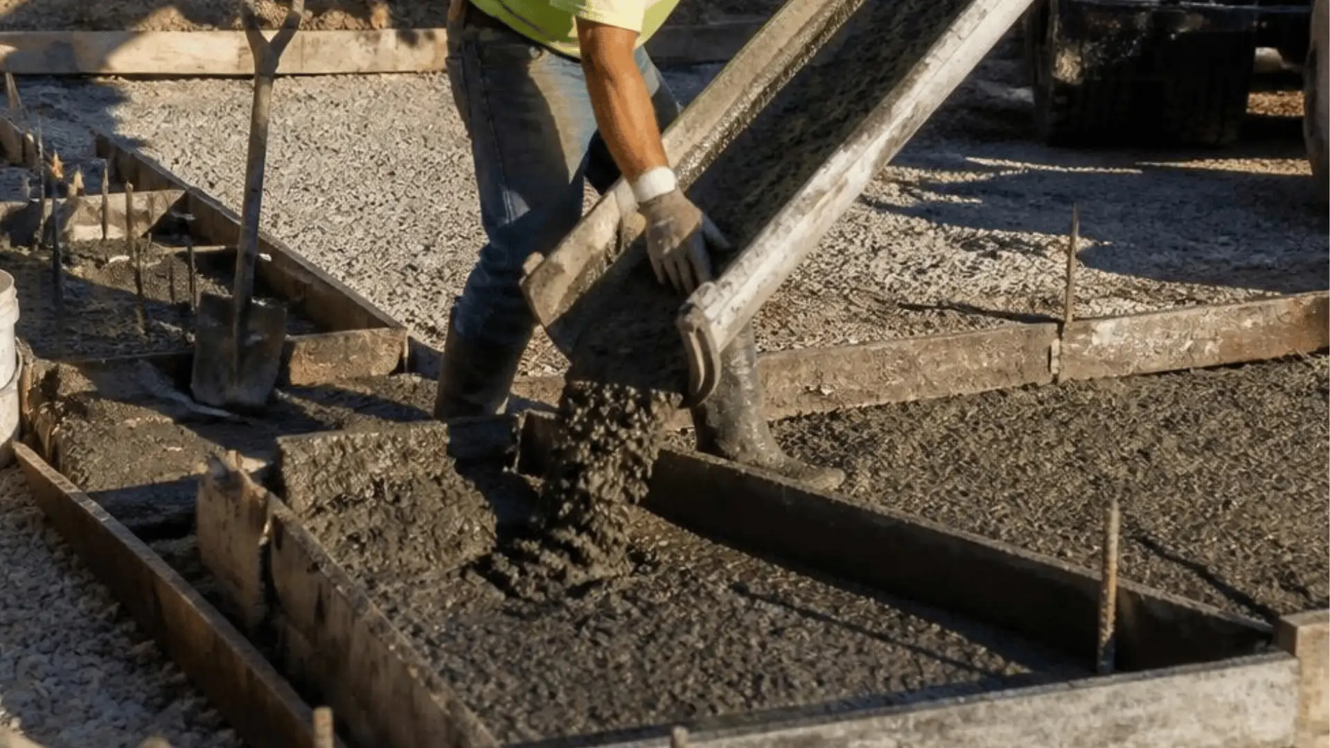 New Beginnings Concrete during a foundation service