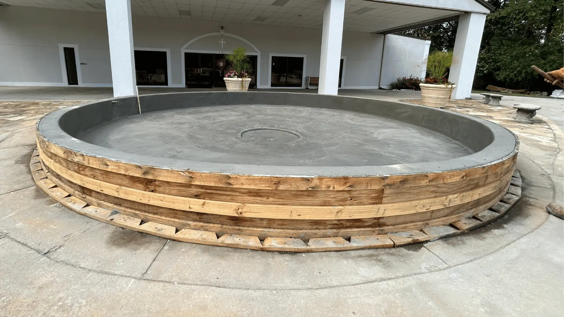 Concrete exterior decorations by New Beginnings Concrete, the trusted concrete contractors of Hoschton, GA
